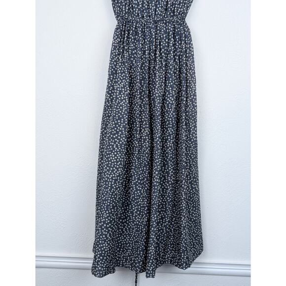 Graumann Dress Polka Dot Flowy Pinup Rockabilly Denmark Designer Blue Size S - Picture 3 of 10